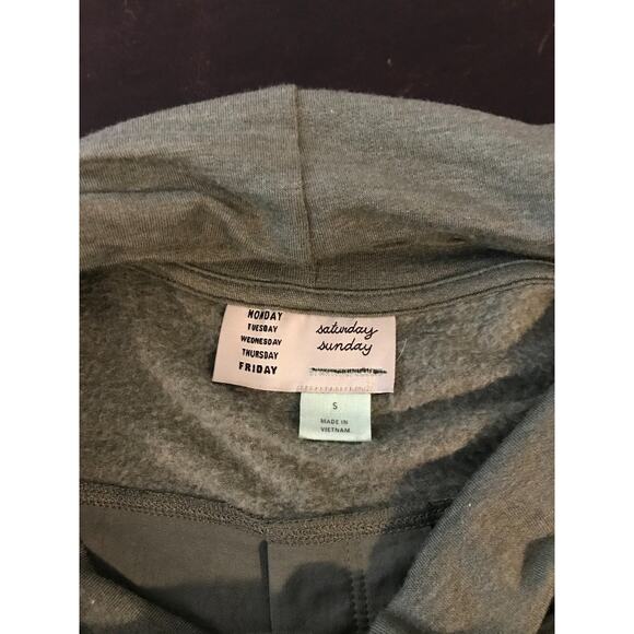 Anthropologie Saturday Sunday Green Cowl Neck Swing Shift Dress - Size Small - Picture 6 of 8